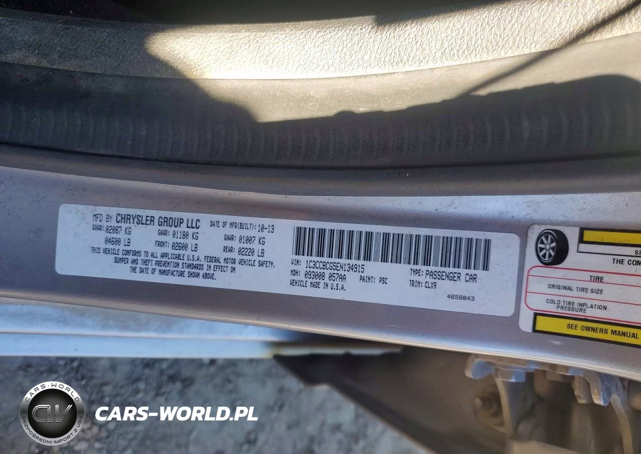 2014 Chrysler 200 Limited VIN:1C3CCBCG5EN134915 - 12