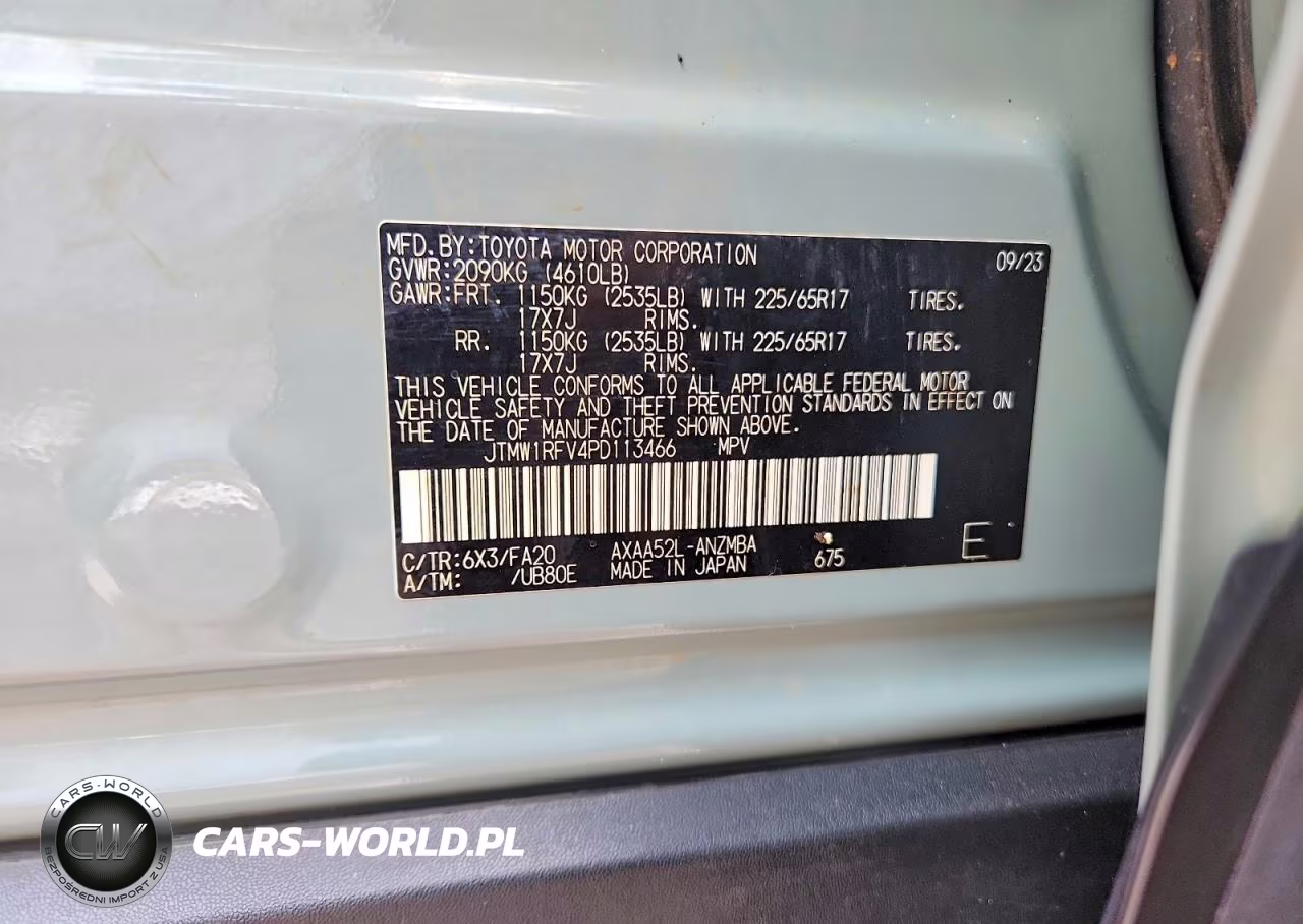 2023 Toyota Rav4 Xle VIN:JTMW1RFV4PD113466 - 13
