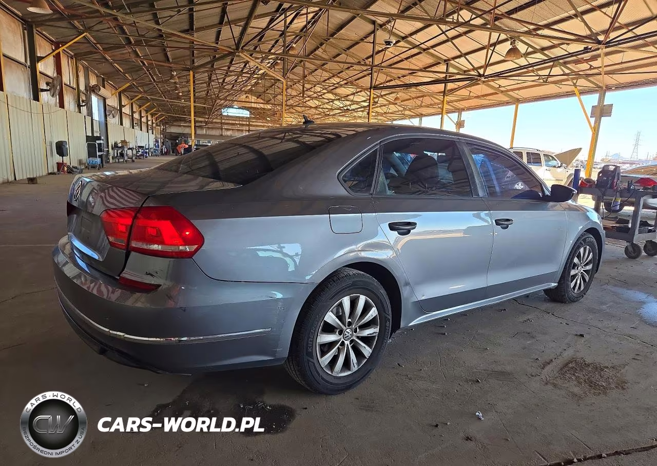 2012 Volkswagen Passat S VIN:1VWAH7A33CC056397 - 3