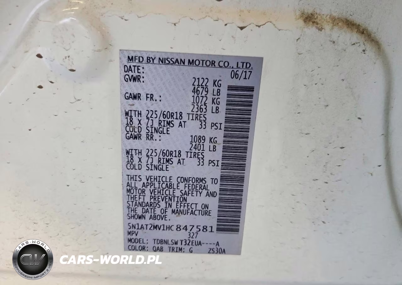 2017 Nissan Rogue Sl VIN:5N1AT2MV1HC847581 - 13