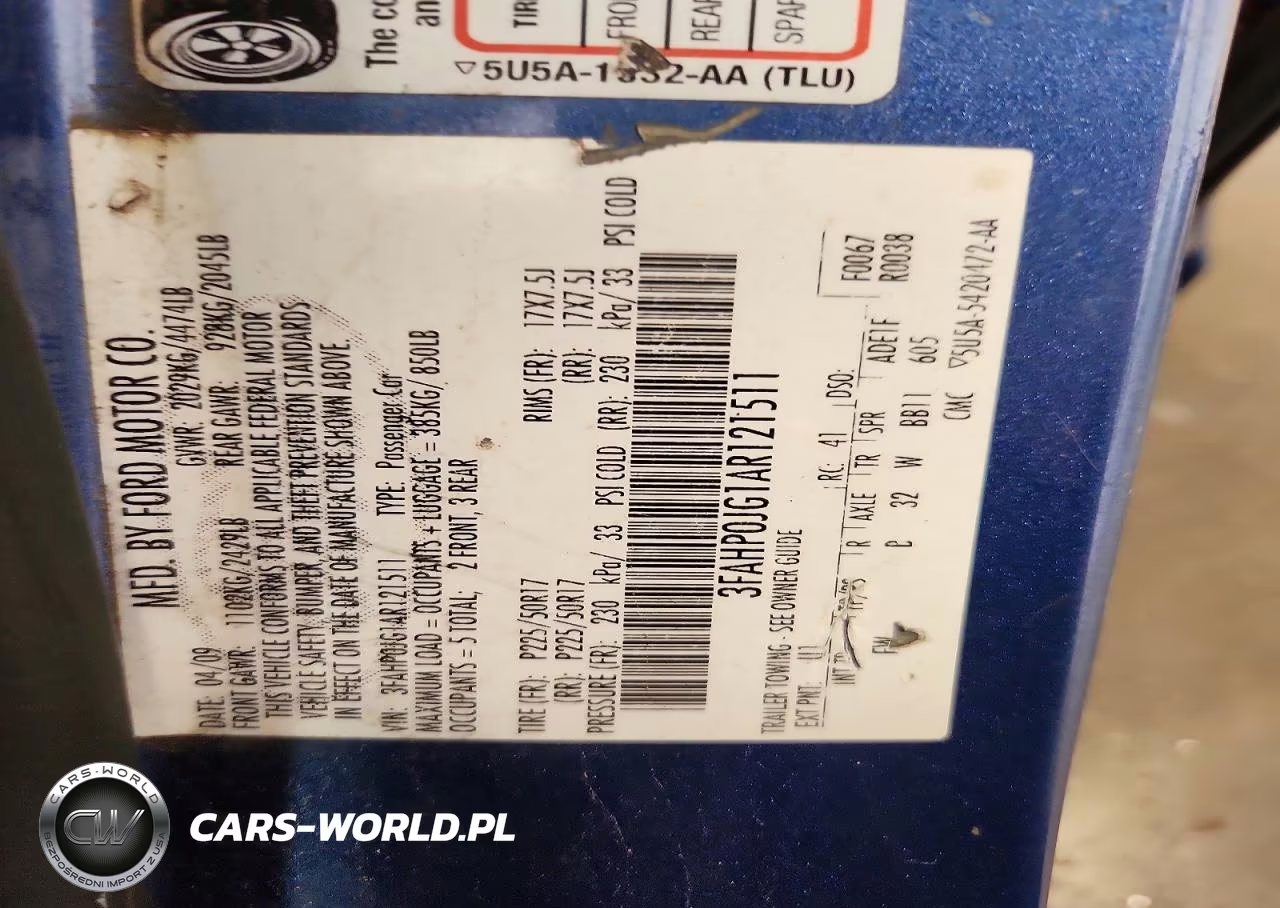 2010 Ford Fusion Sel VIN:3FAHP0JG1AR121511 - 12
