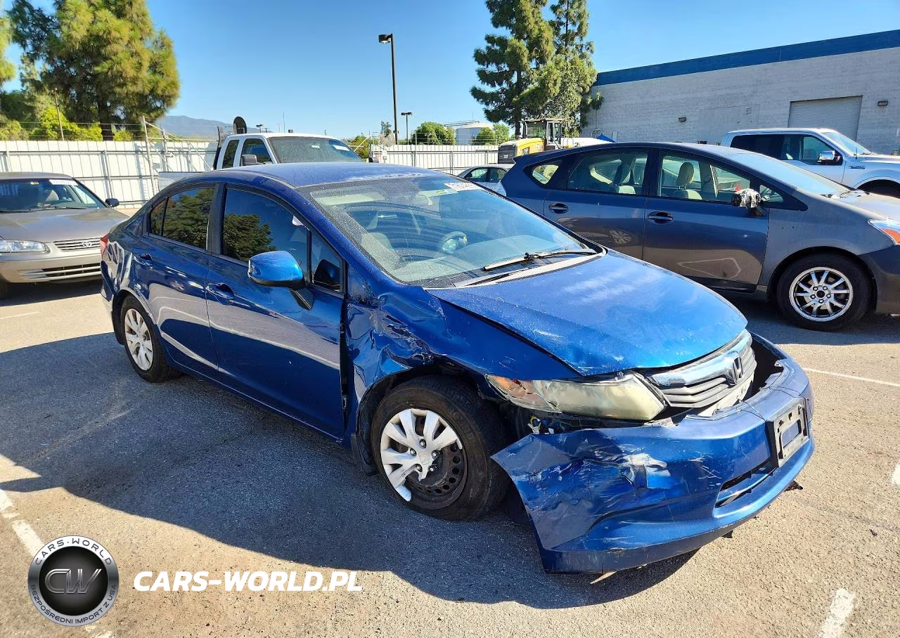 2012 Honda Civic Lx VIN:19XFB2F54CE344686 - 4
