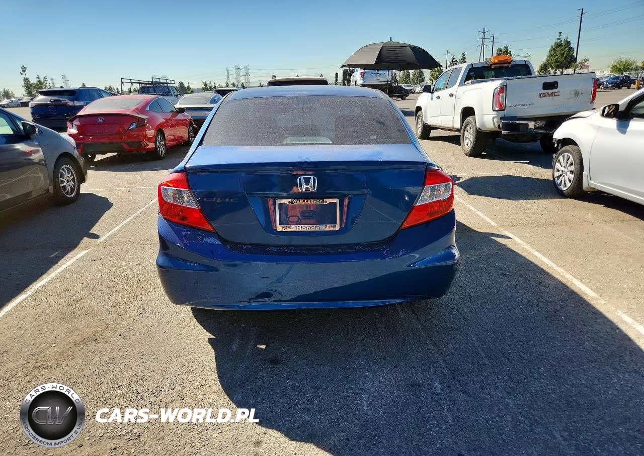 2012 Honda Civic Lx VIN:19XFB2F54CE344686 - 6