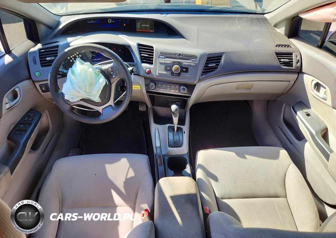 2012 Honda Civic Lx VIN:19XFB2F54CE344686 - 8