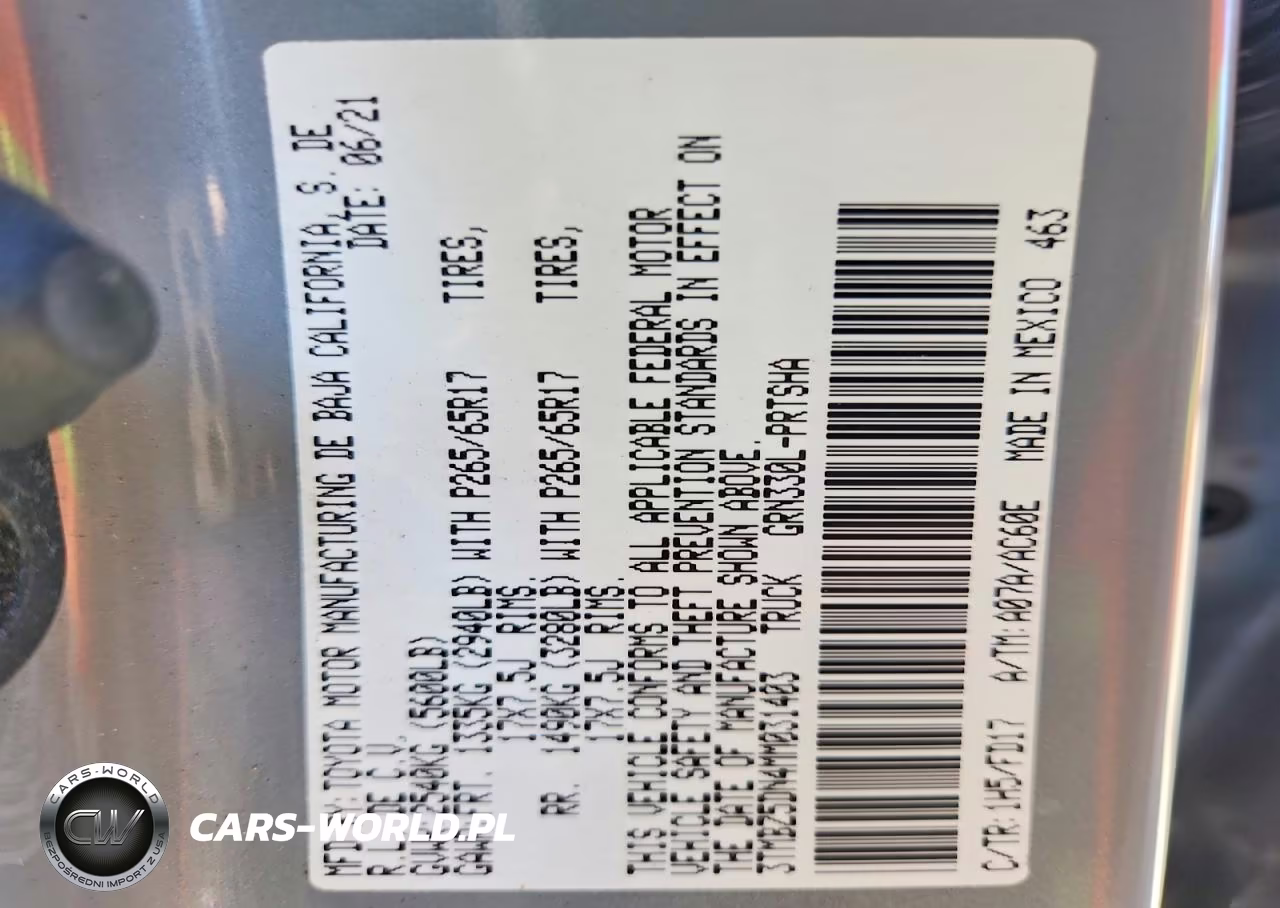 2021 Toyota Tacoma Trd Sport VIN:3TMBZ5DN4MM031403 - 12