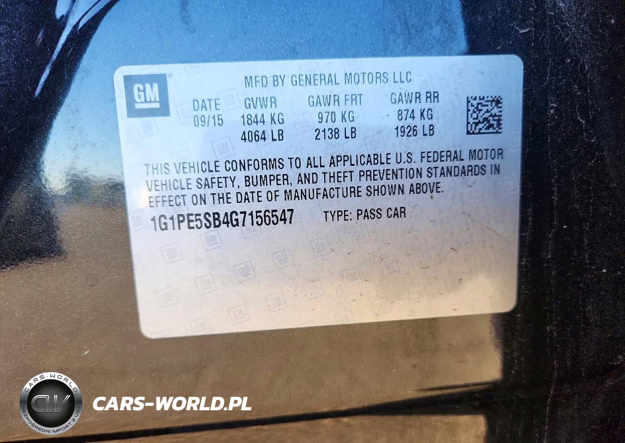 2016 Chevrolet Cruze Limited Lt VIN:1G1PE5SB4G7156547 - 13
