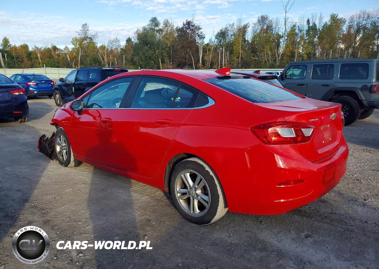 2016 Chevrolet Cruze Lt VIN:1G1BE5SM1G7280626 - 2