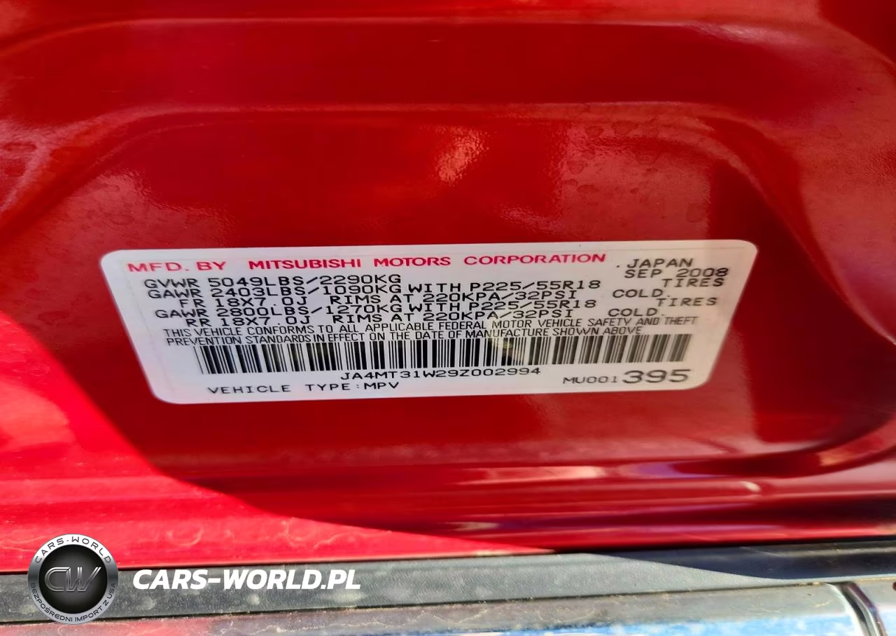 2009 Mitsubishi Outlander Se VIN:JA4MT31W29Z002994 - 13