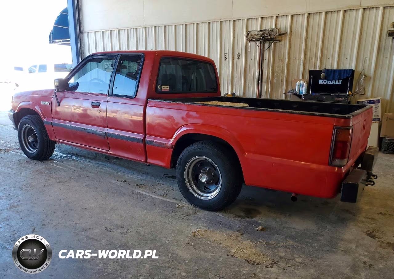 1991 Mazda B2600 Cab Plus VIN:JM2UF3143M0113221 - 2