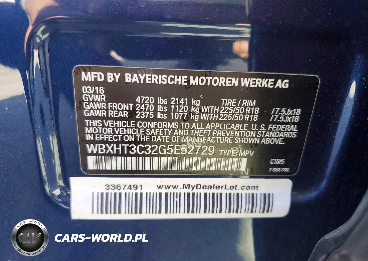 2016 BMW X1 xDrive28I VIN:WBXHT3C32G5E52729 - 12