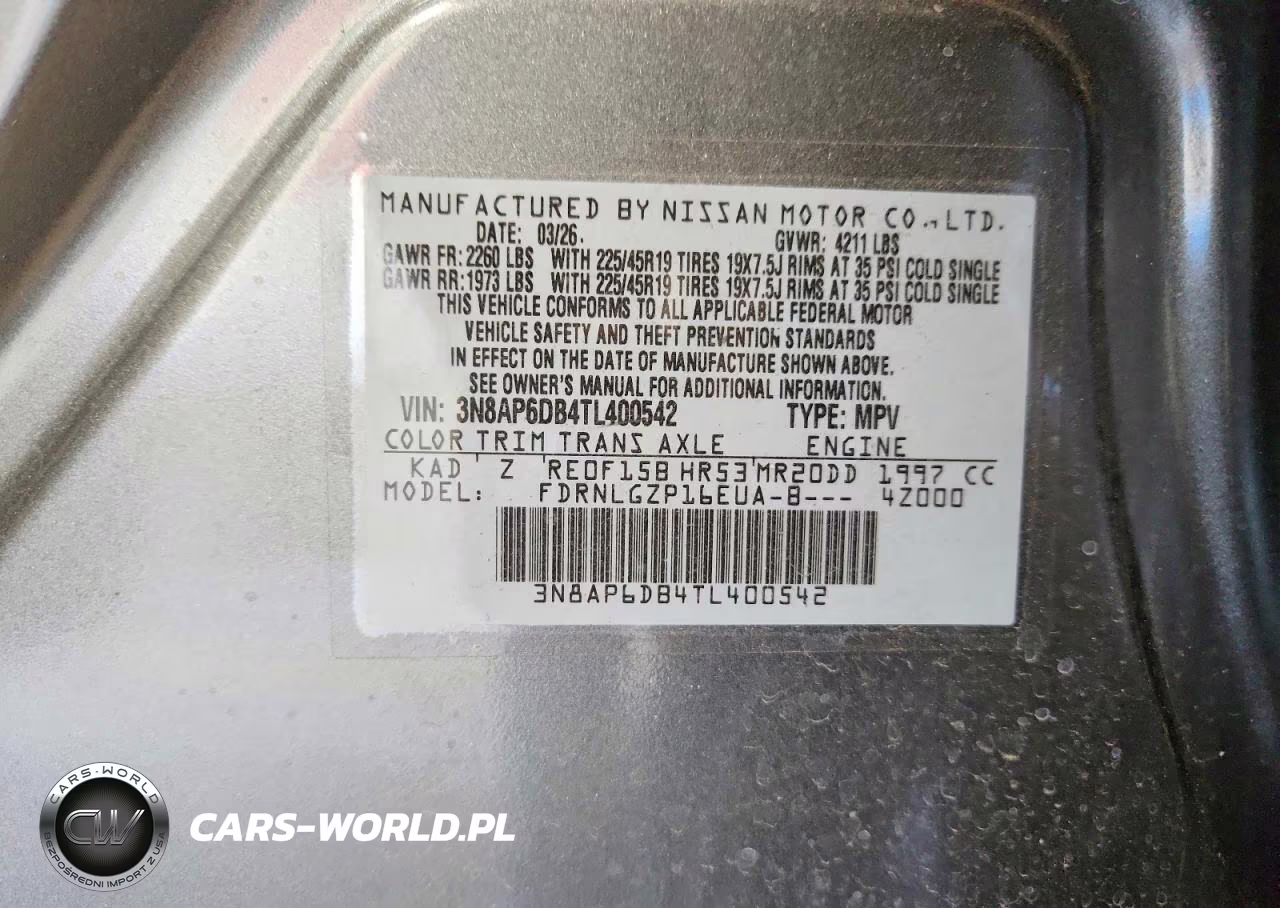 2026 Nissan Kicks Sr VIN:3N8AP6DB4TL400542 - 13