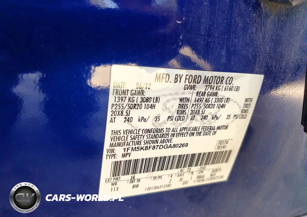 2013 Ford Explorer Limited VIN:1FM5K8F87DGA80269 - 13