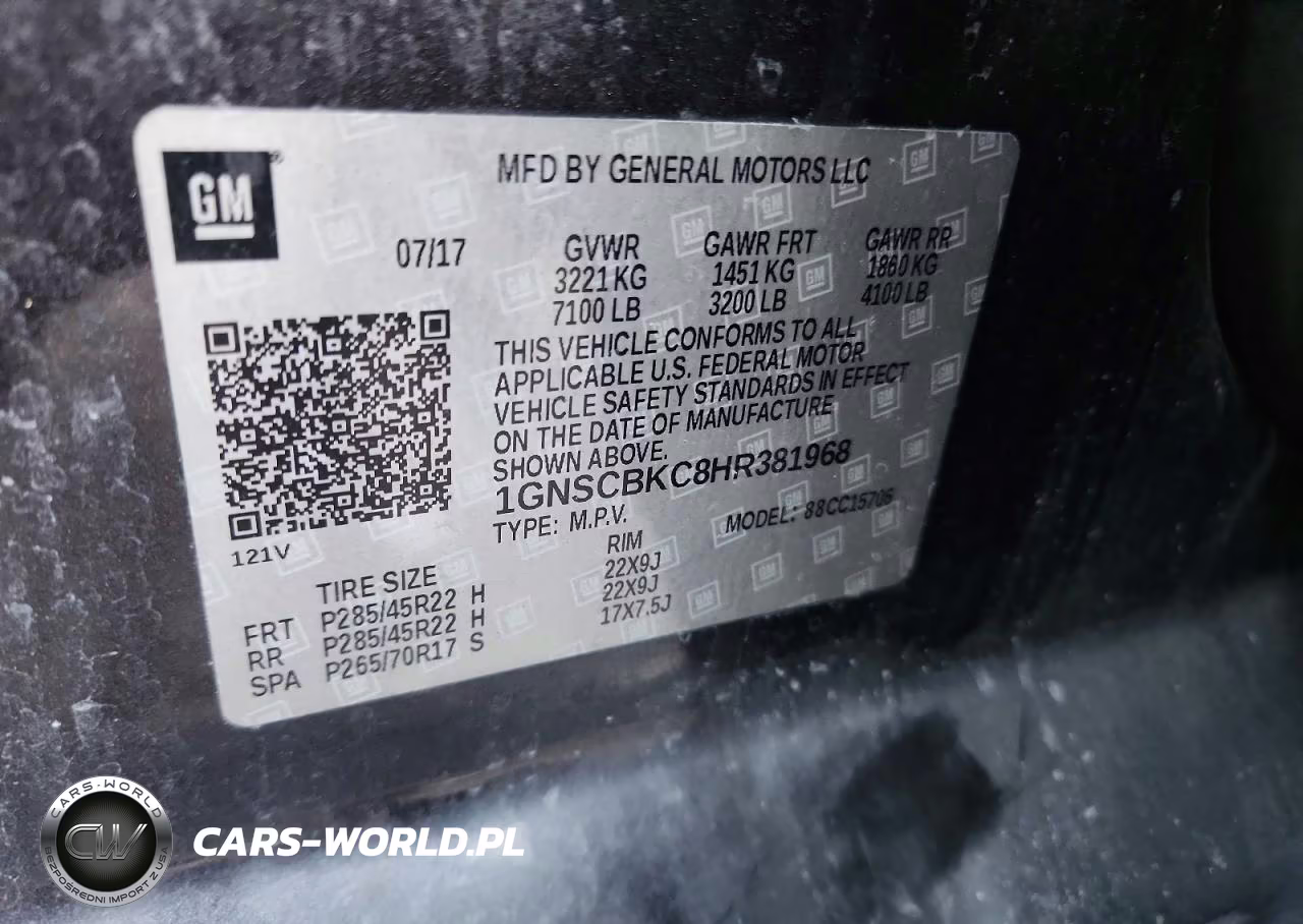 2017 Chevrolet Tahoe C1500 Lt VIN:1GNSCBKC8HR381968 - 13