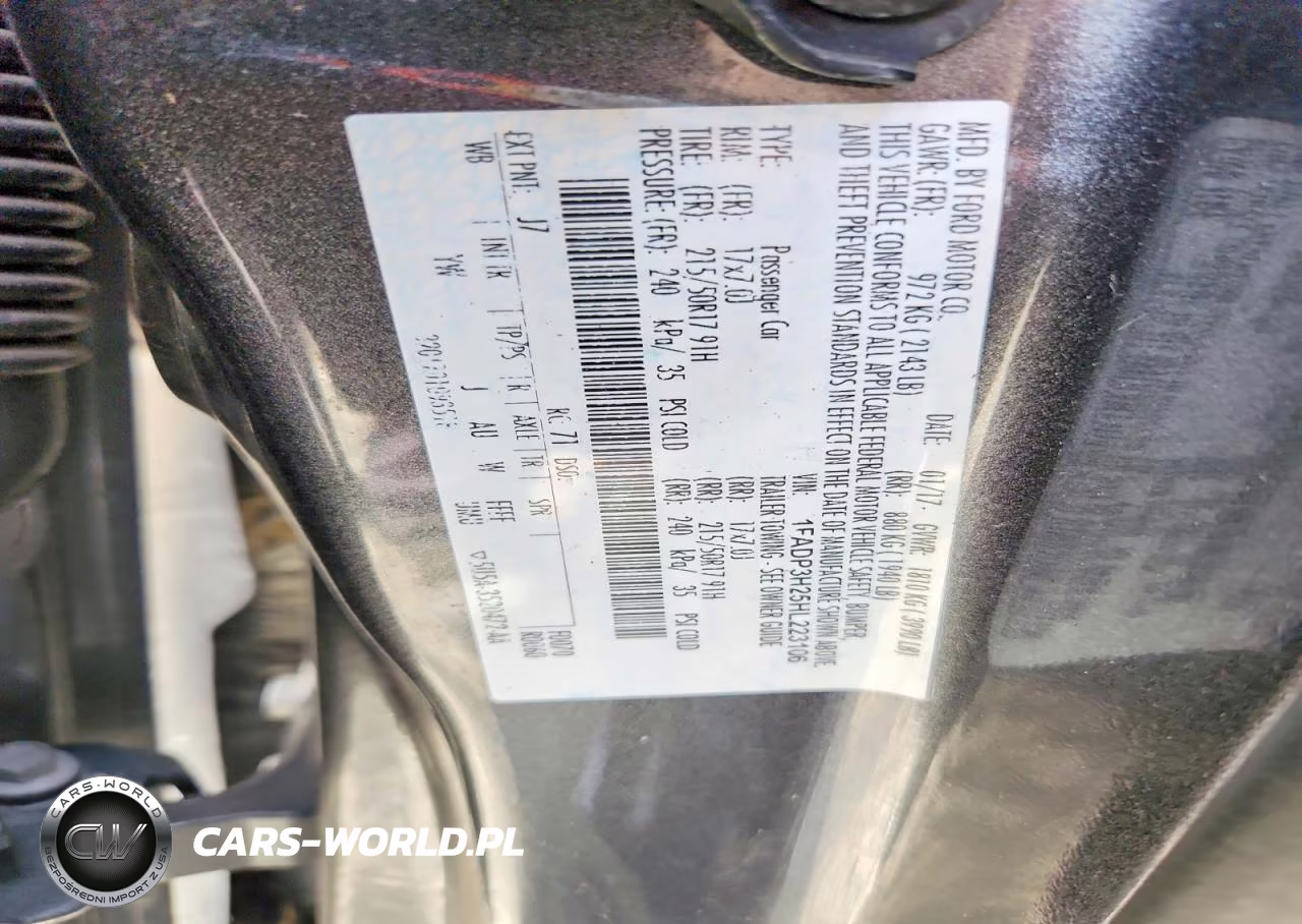 2017 Ford Focus Sel VIN:1FADP3H25HL223106 - 13
