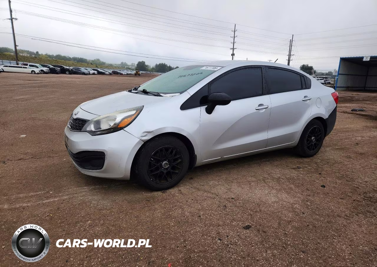 2014 Kia Rio Lx VIN:KNADM4A34E6399101 - 1