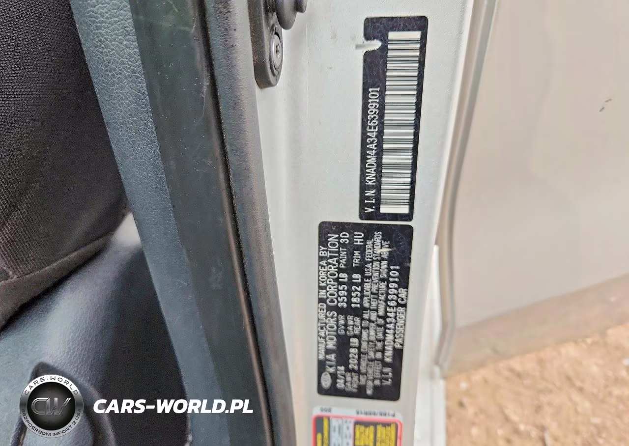 2014 Kia Rio Lx VIN:KNADM4A34E6399101 - 12
