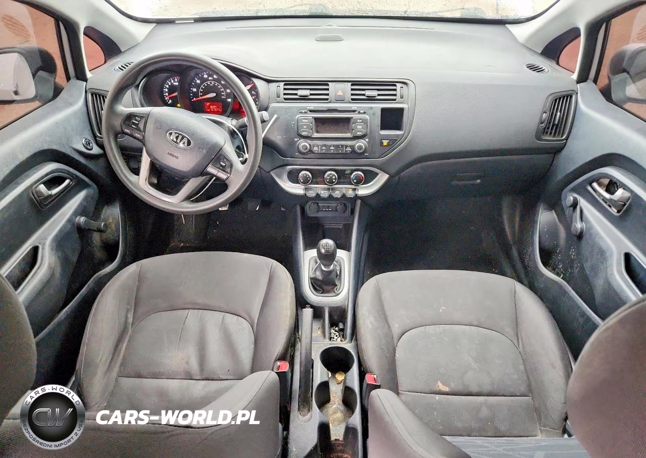 2014 Kia Rio Lx VIN:KNADM4A34E6399101 - 8