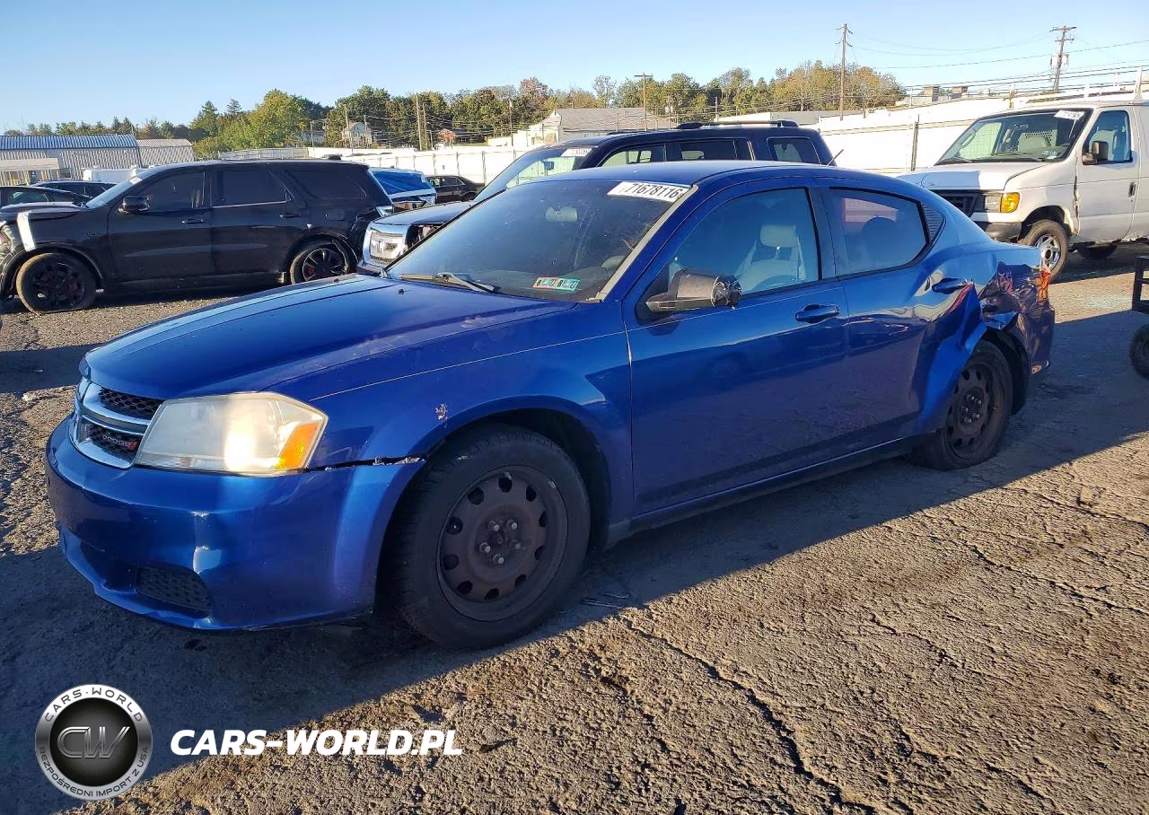 2014 Dodge Avenger Se VIN:1C3CDZAB3EN169756 - 1