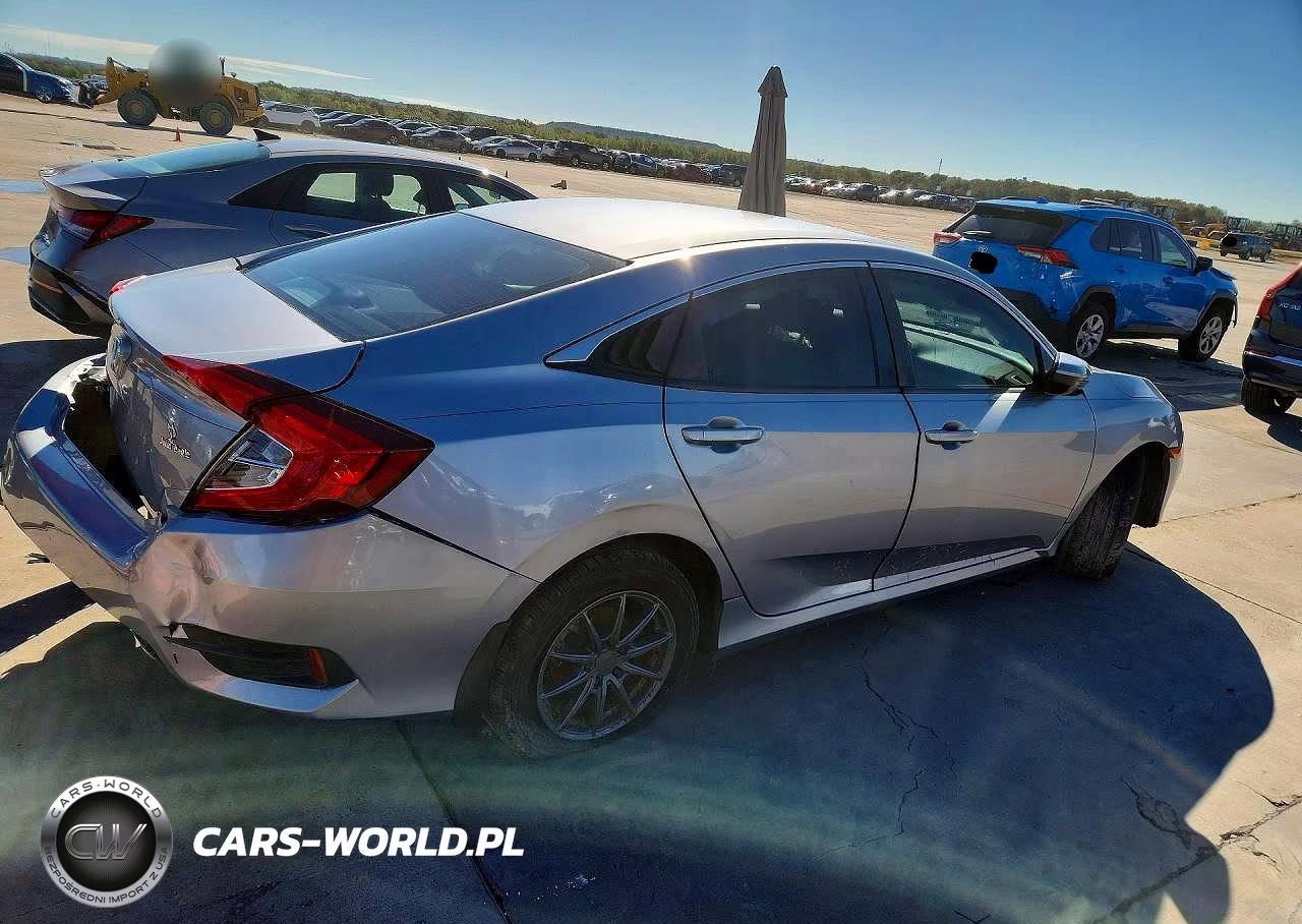 2020 Honda Civic Lx VIN:19XFC2F69LE012863 - 3