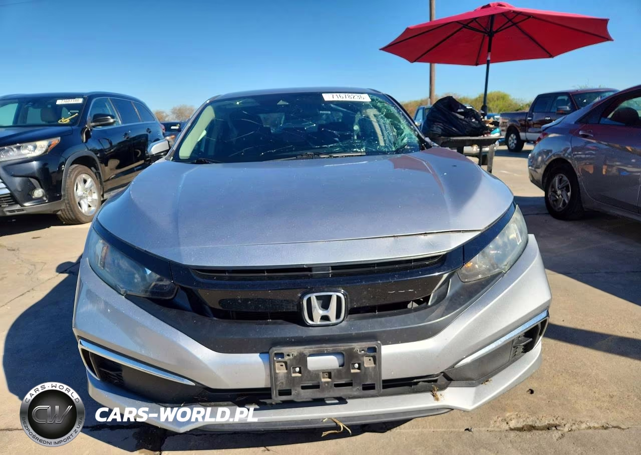 2020 Honda Civic Lx VIN:19XFC2F69LE012863 - 5