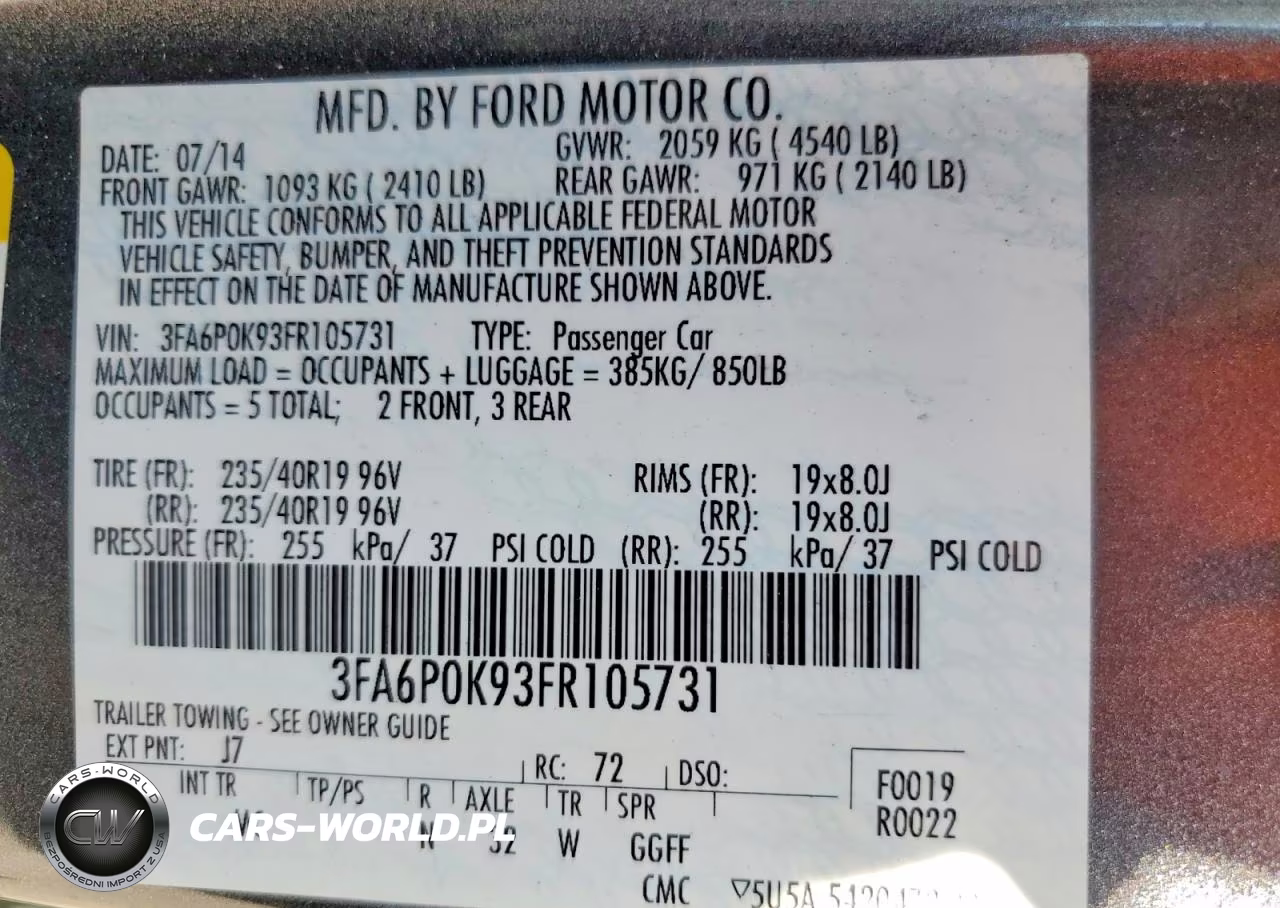 2015 Ford Fusion Titanium VIN:3FA6P0K93FR105731 - 12