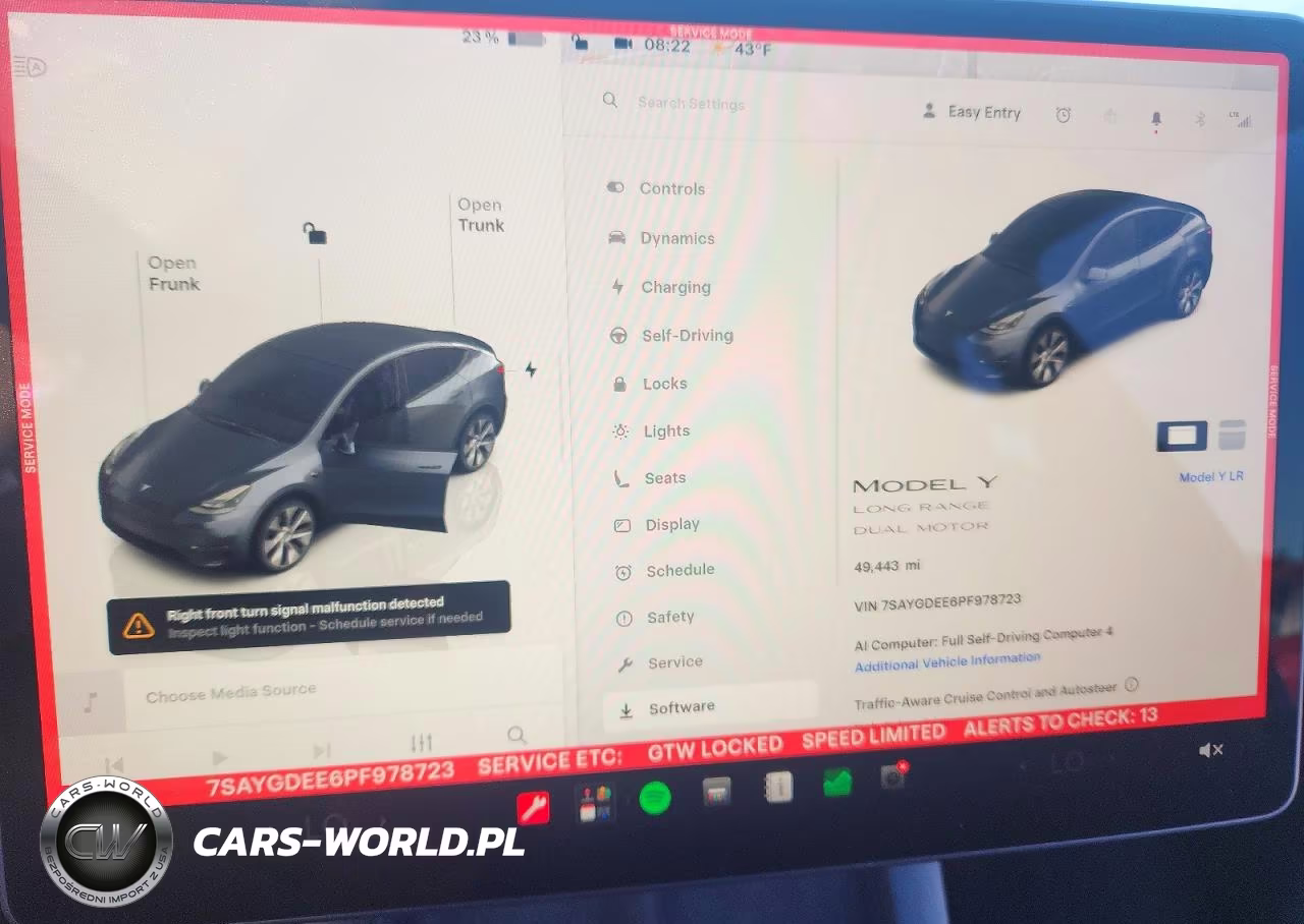 2023 Tesla Model Y VIN:7SAYGDEE6PF978723 - 9