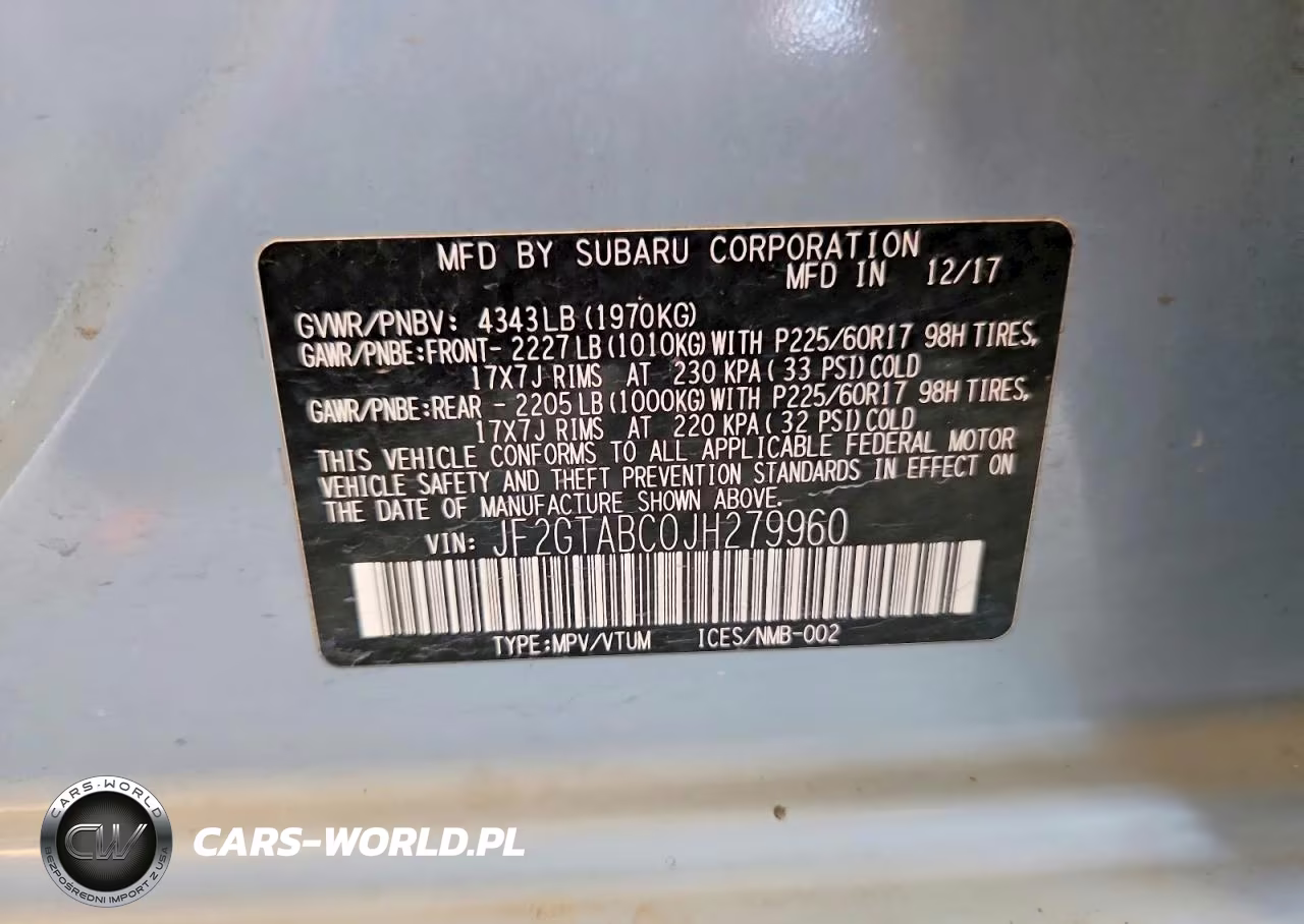 2018 Subaru Crosstrek Premium VIN:JF2GTABC0JH279960 - 13