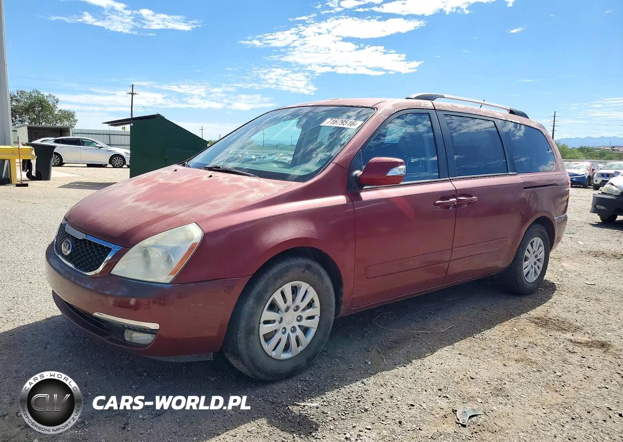 2014 Kia Sedona Lx VIN:KNDMG4C73E6589370 - 1