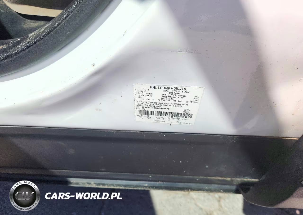 2019 Ford Explorer Xlt VIN:1FM5K7D87KGA03895 - 13