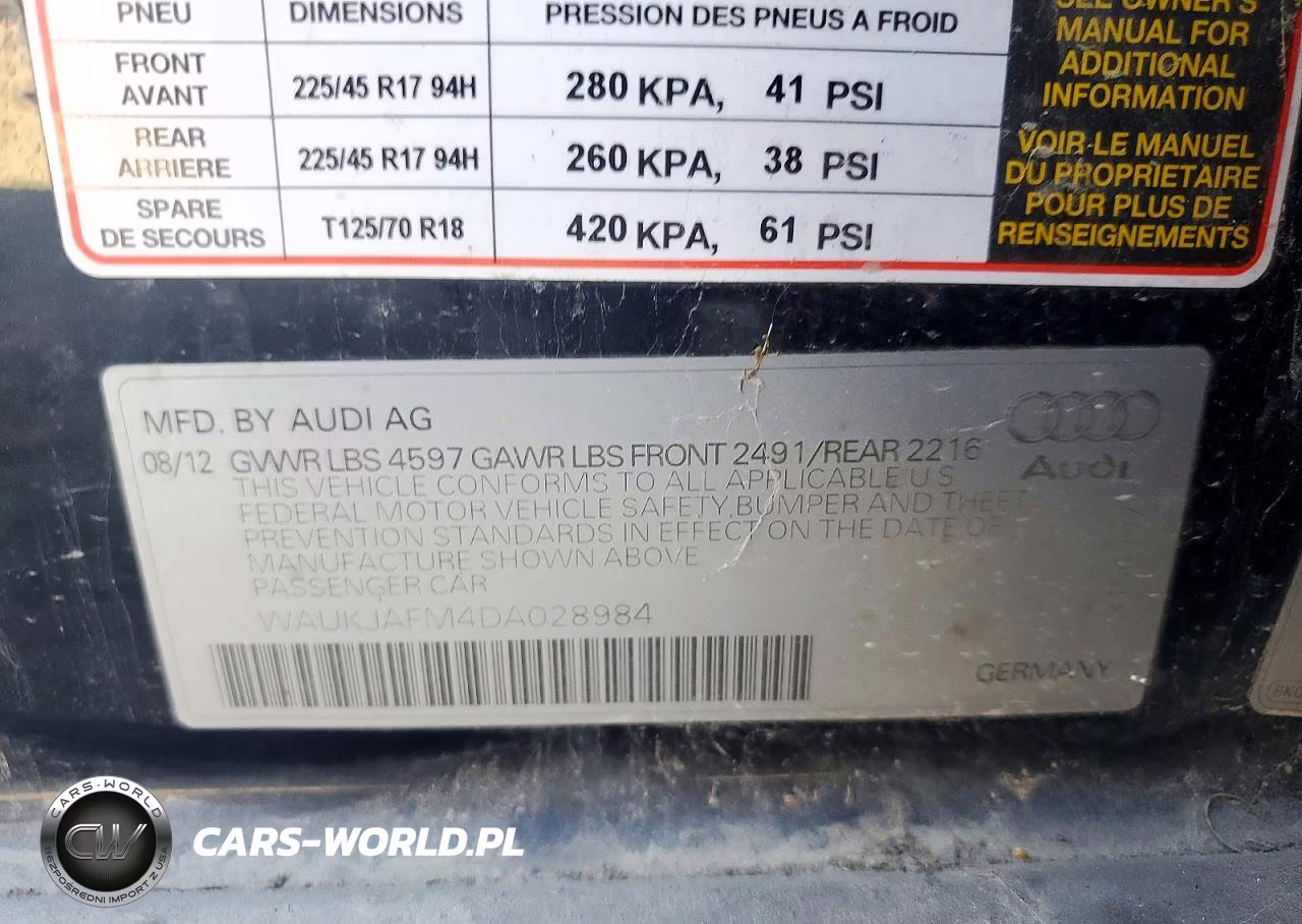 2013 Audi A3 Premium Plus VIN:WAUKJAFM4DA028984 - 12
