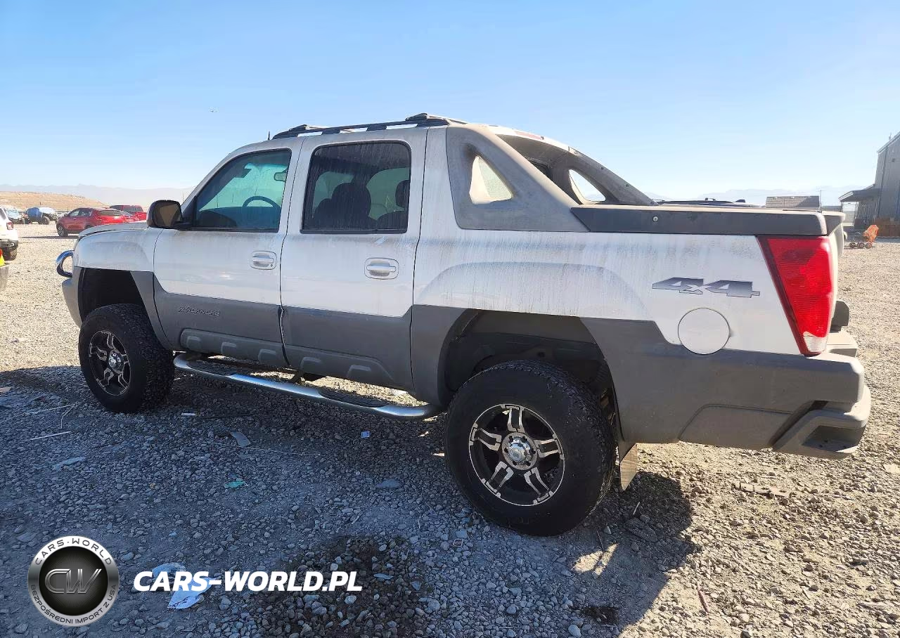 2002 Chevrolet Avalanche K1500 VIN:3GNEK13T92G356822 - 2