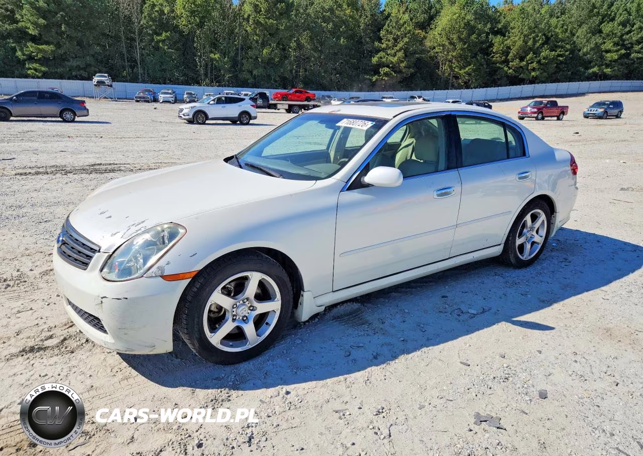 2006 Infiniti G35 Base VIN:JNKCV51E06M514243 - 1