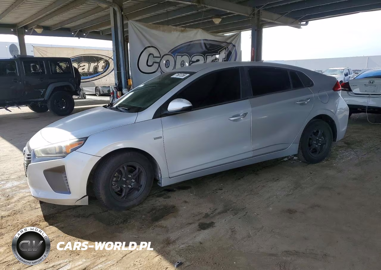2018 HYUNDAI IONIQ BLUE VIN:KMHC65LCXJU076605 - 1
