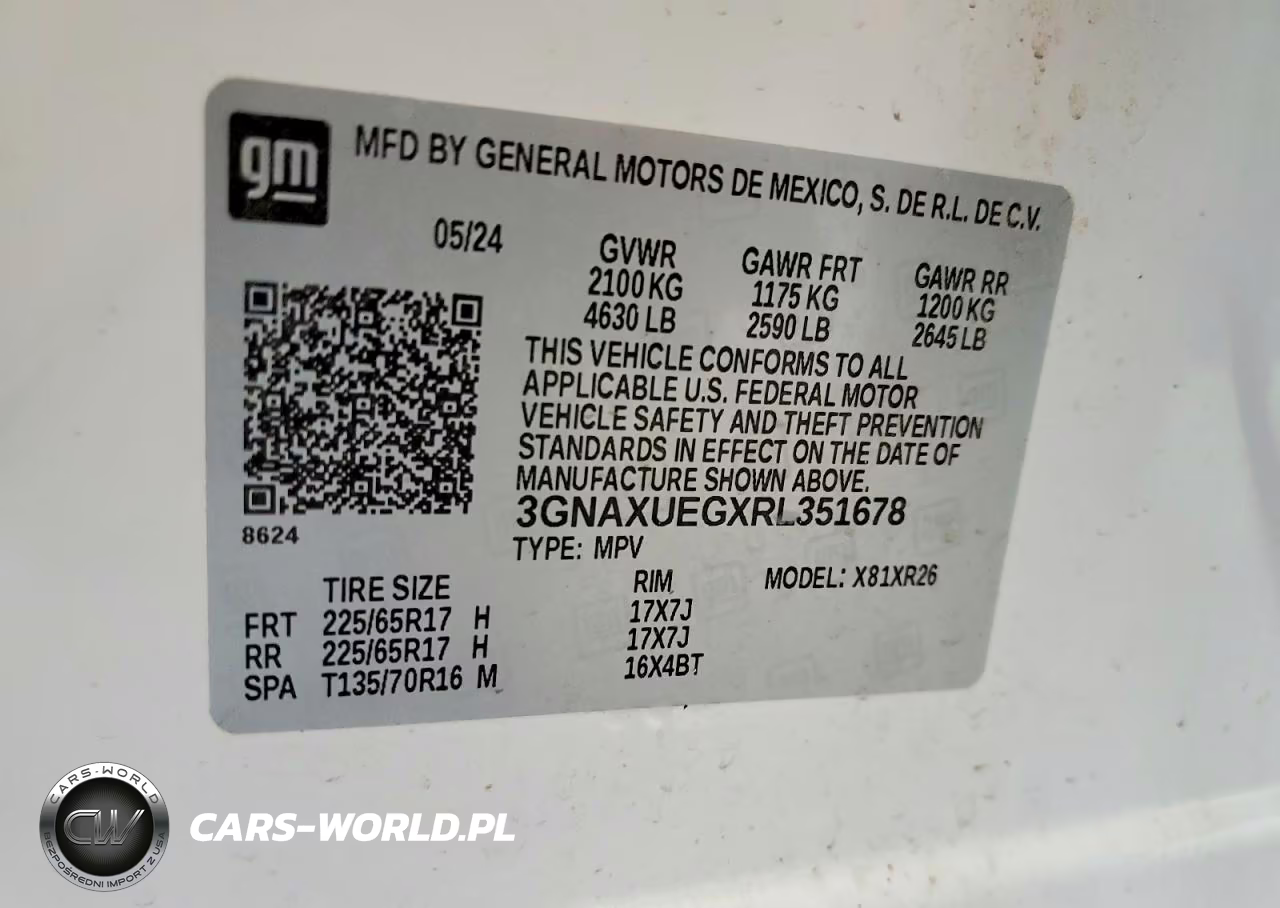 2024 Chevrolet Equinox Lt VIN:3GNAXUEGXRL351678 - 13