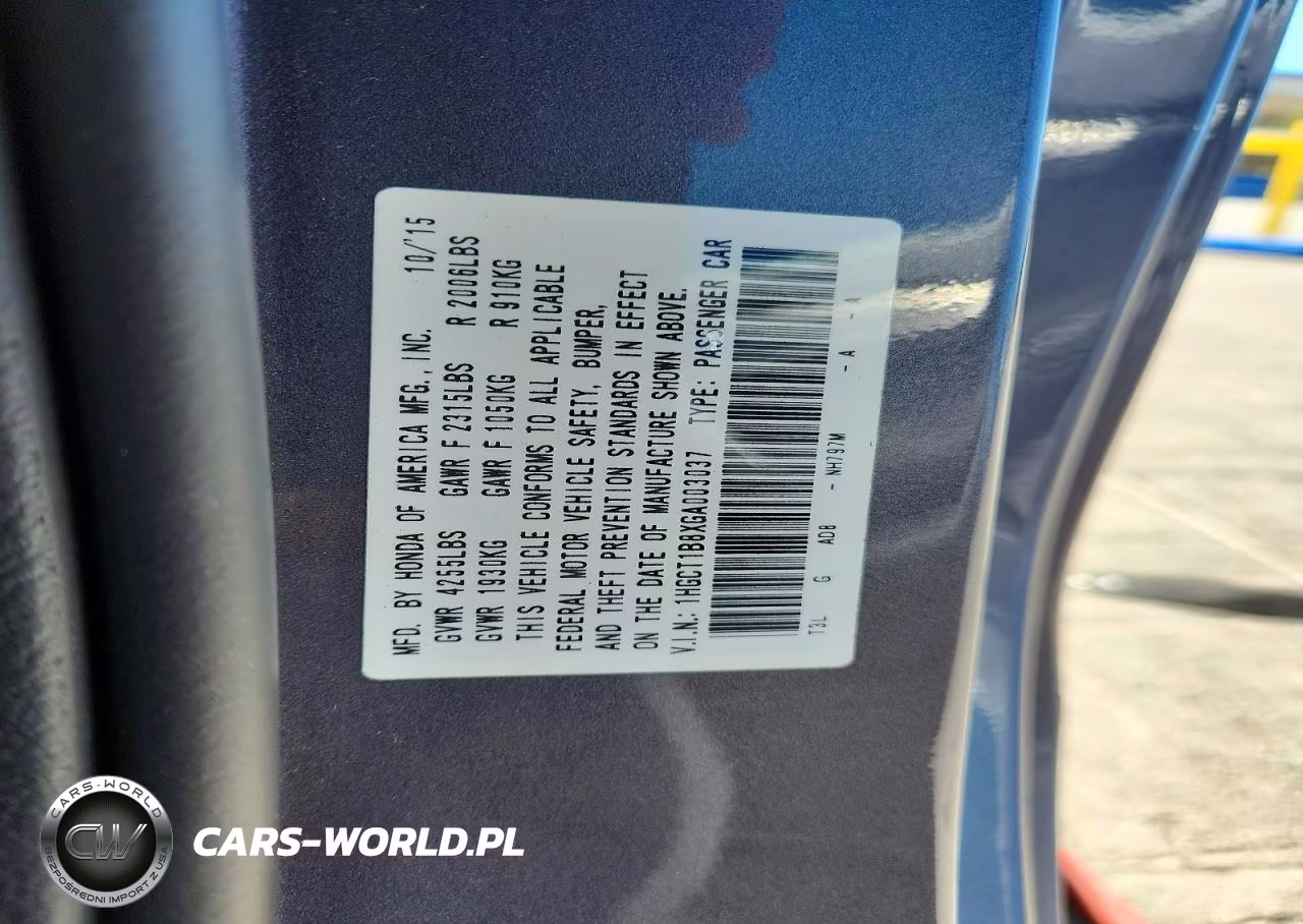 2016 Honda Accord Exl VIN:1HGCT1B8XGA003037 - 12