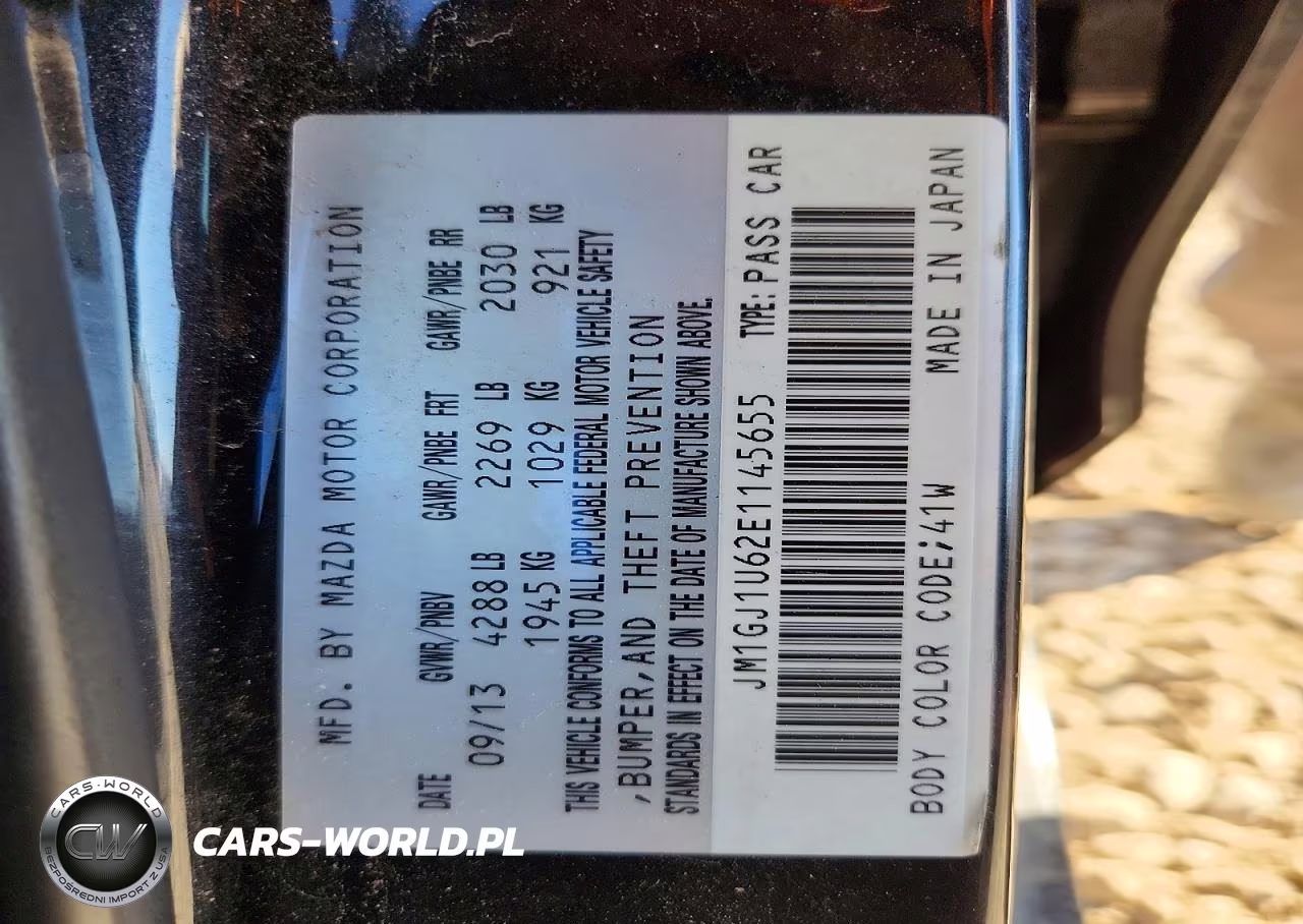2014 Mazda 6 Sport VIN:JM1GJ1U62E1145655 - 13