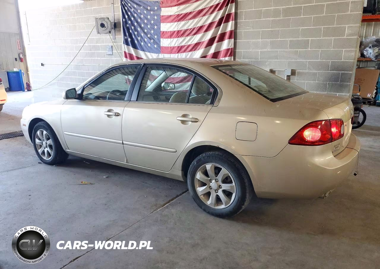 2007 Kia Optima Lx VIN:KNAGE124375103901 - 2