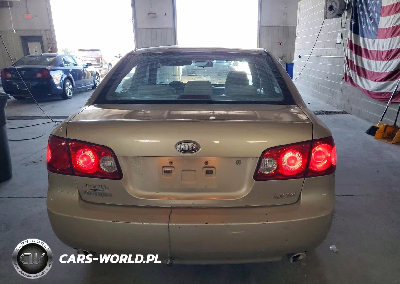2007 Kia Optima Lx VIN:KNAGE124375103901 - 6