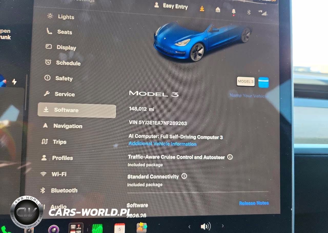 2022 Tesla Model 3 VIN:5YJ3E1EA7NF289263 - 9