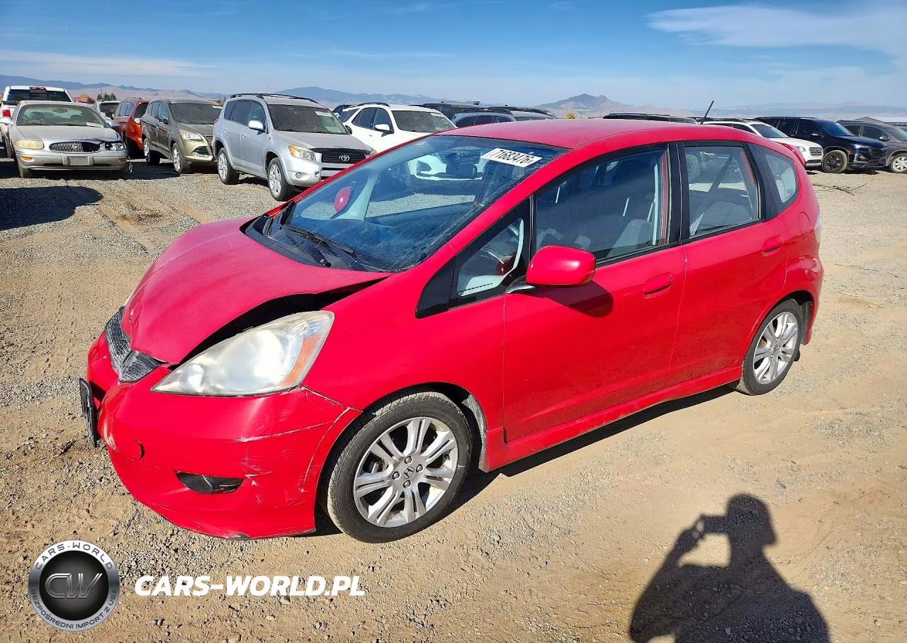 2009 Honda Fit Sport VIN:JHMGE88499S073695 - 1