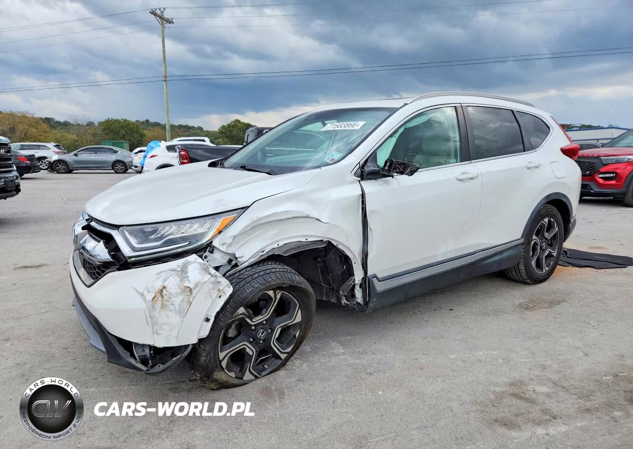 2019 Honda Cr-V Touring VIN:7FARW1H96KE013651 - 1