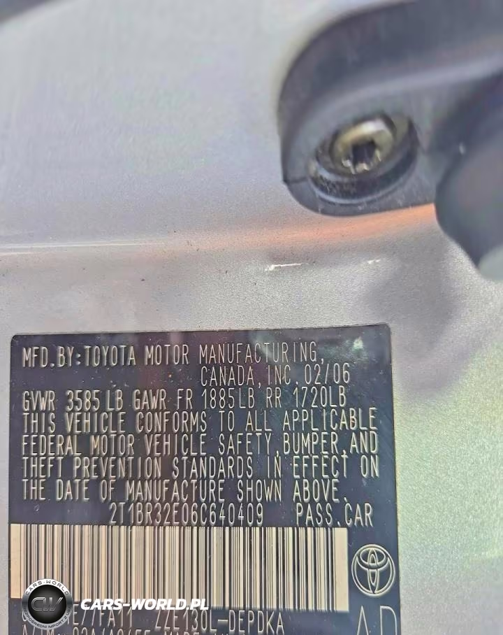 2006 Toyota Corolla Ce VIN:2T1BR32E06C640409 - 12