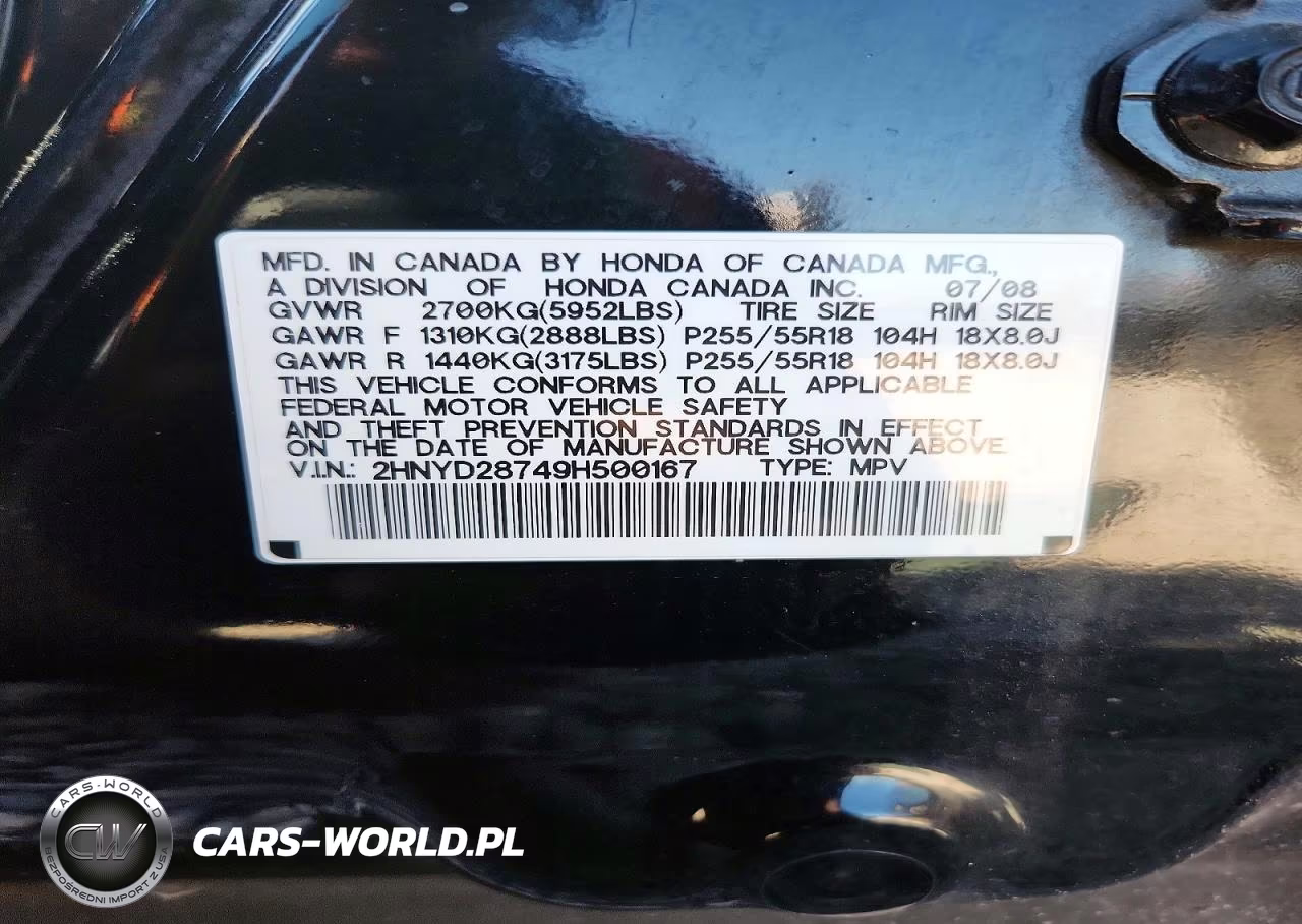 2009 Acura Mdx Sport VIN:2HNYD28749H500167 - 13