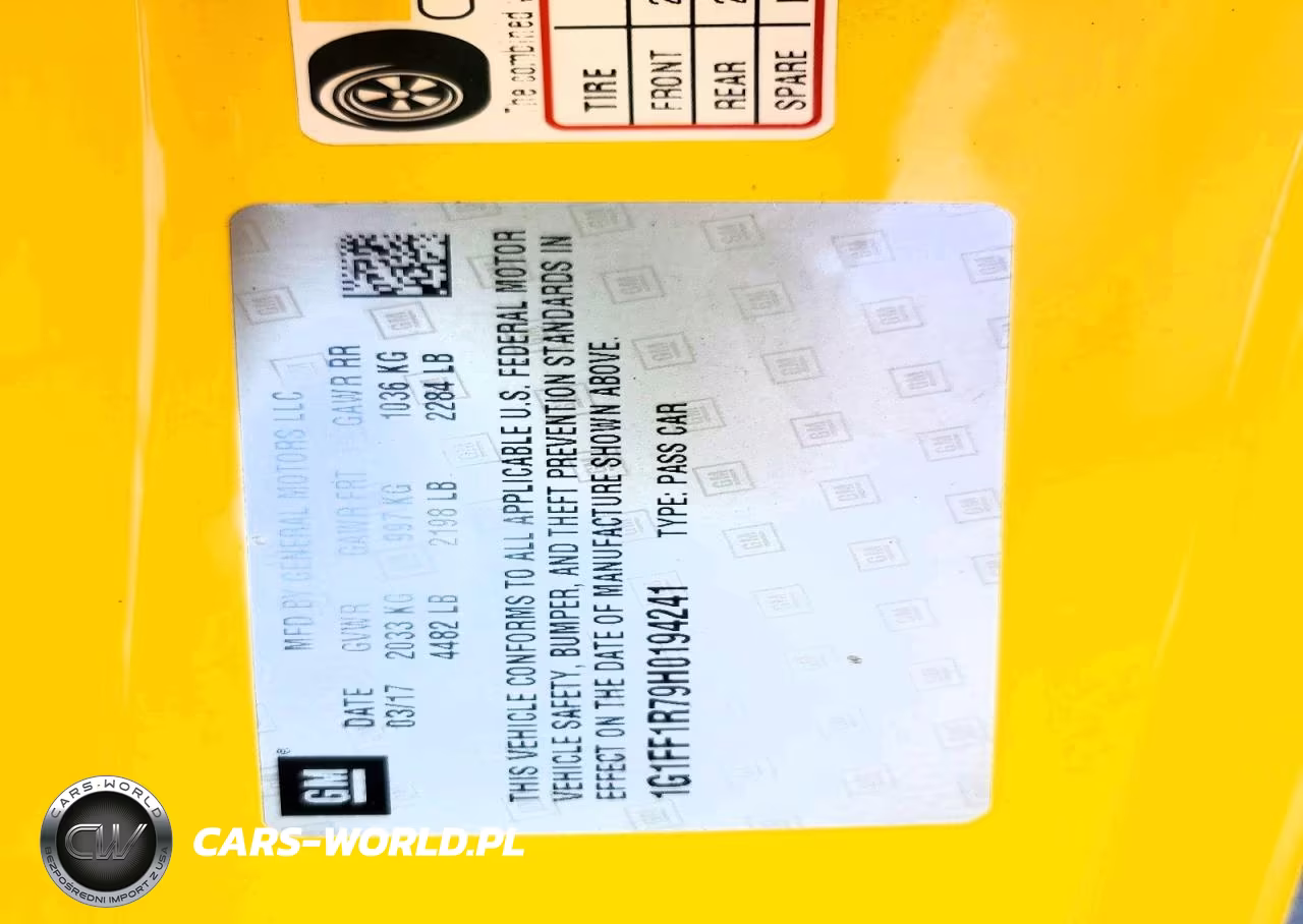 2017 Chevrolet Camaro Ss VIN:1G1FF1R79H0194241 - 12