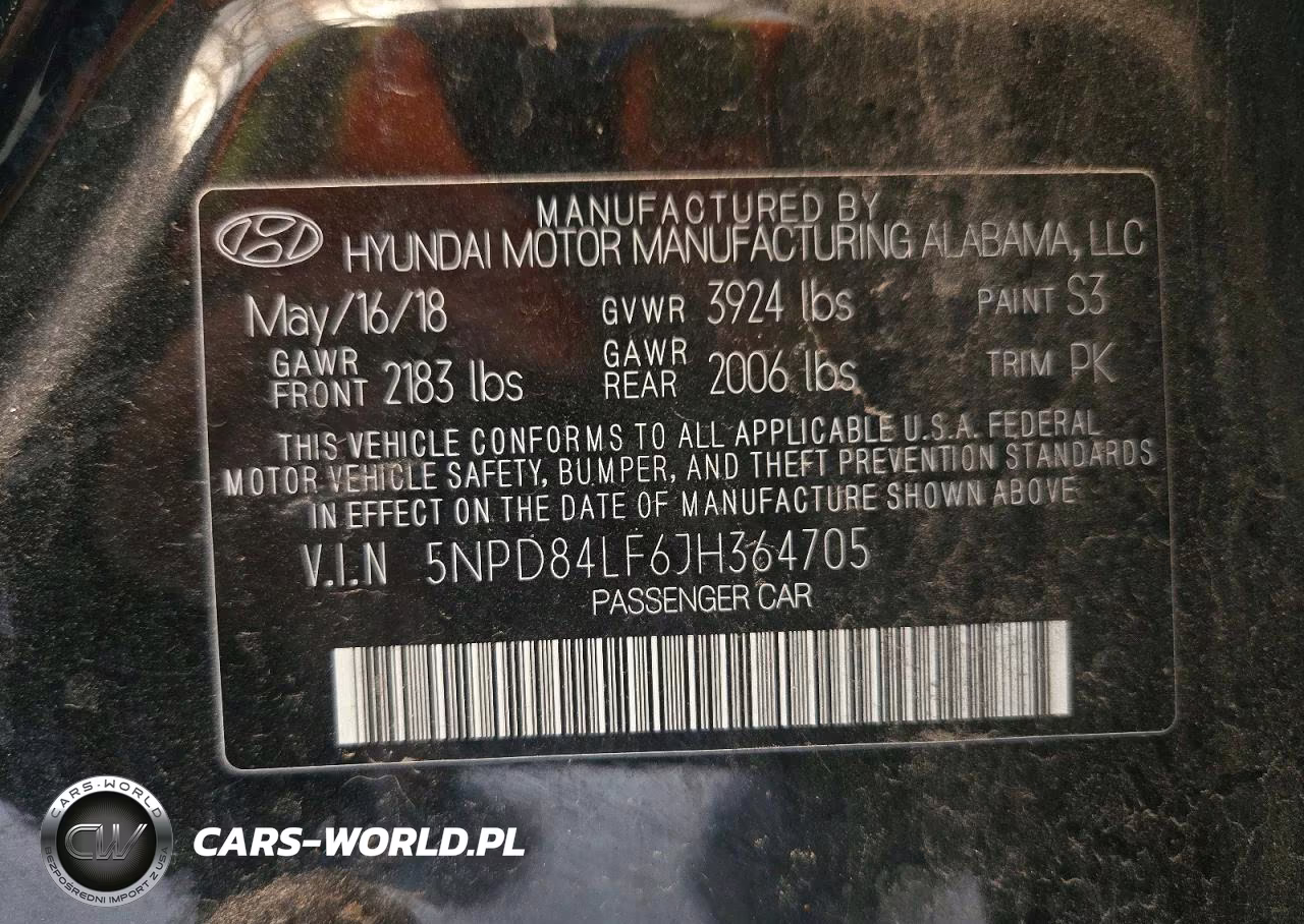 2018 Hyundai Elantra Sel VIN:5NPD84LF6JH364705 - 12