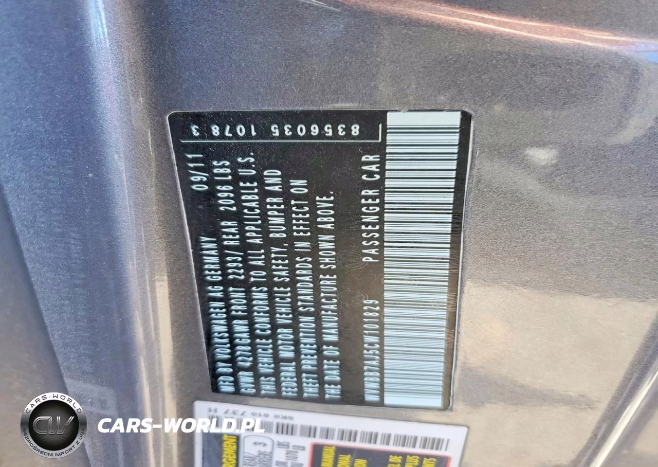 2012 Volkswagen Golf VIN:WVWBB7AJ5CW101829 - 13