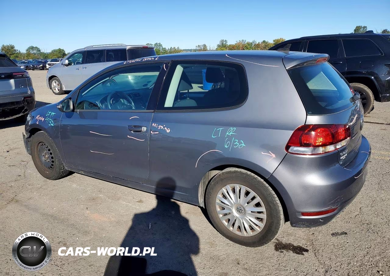 2012 Volkswagen Golf VIN:WVWBB7AJ5CW101829 - 2