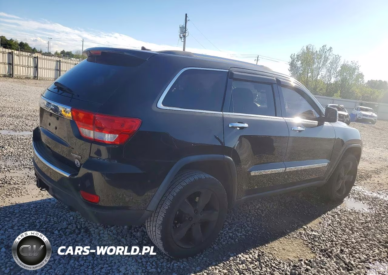 2012 Jeep Grand Cherokee Overland VIN:1C4RJFCTXCC225915 - 3