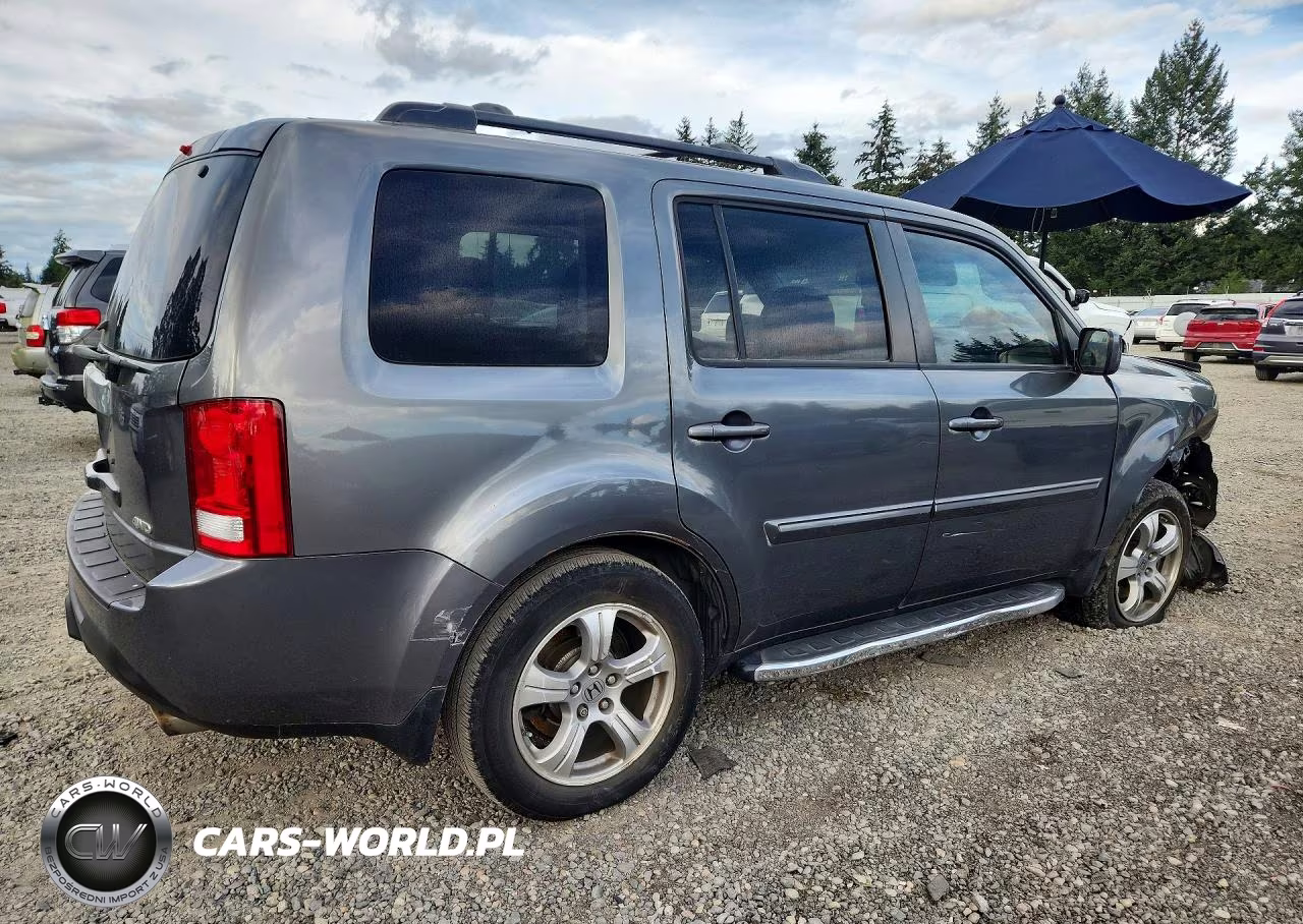 2012 Honda Pilot Exl VIN:5FNYF4H62CB053645 - 3