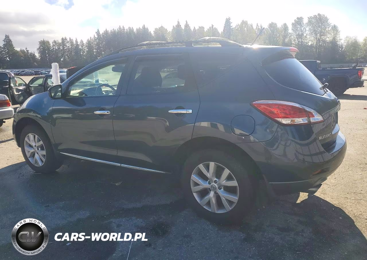 2014 Nissan Murano Sl VIN:JN8AZ1MWXEW501744 - 2